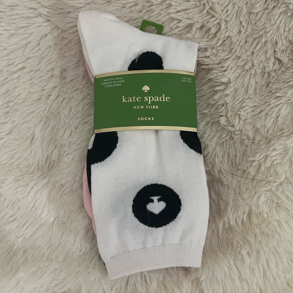 Kate Spade socks- pack of 3 NWT